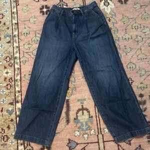 Madewell Harlow Wide Leg Denim Trouser